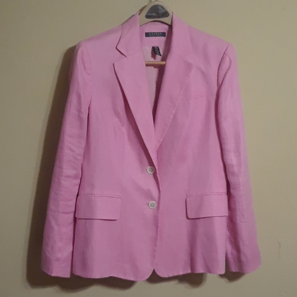 Ralph Lauren  - Pink Single Breast Blazer- 10
